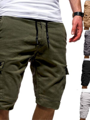 Men Casual Jogger Sports Cargo Shorts