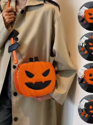 Halloween Pumpkin Shoulder Crossbody Bag